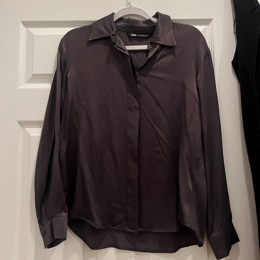 Silk Button Down - image 2